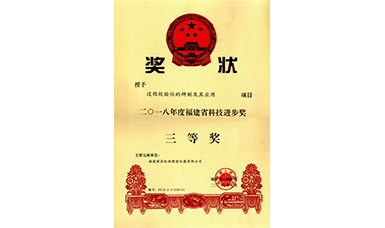 虹潤公司“過程校驗(yàn)儀的研制及其應(yīng)用”項目榮獲2018年福建省科技進(jìn)步獎三等獎