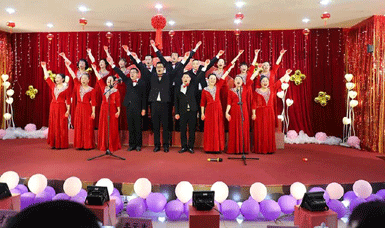 “風(fēng)雨二十五，虹潤新征程”虹潤2020年迎春晚會隆重舉行