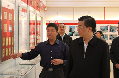 福建省委常委、省紀(jì)委書記倪岳峰調(diào)研虹潤(rùn)公司